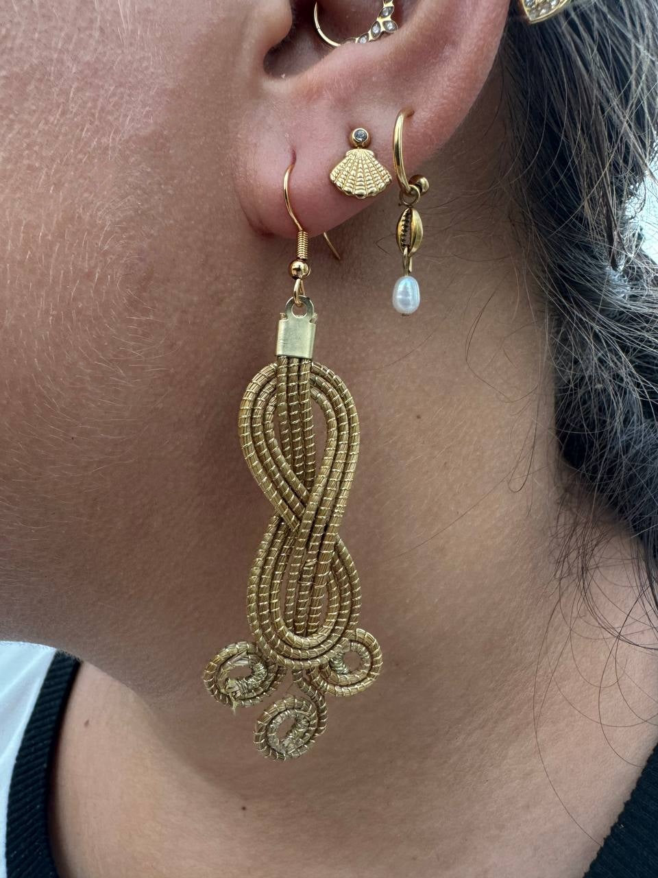 Orecchini "finto polipo"